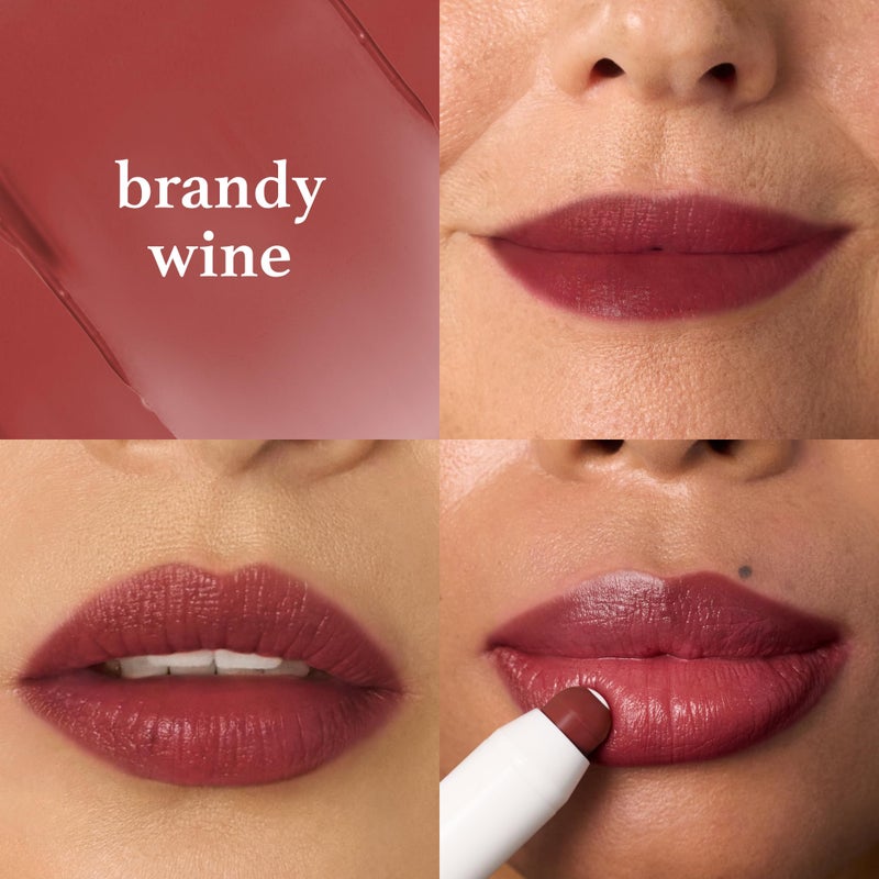 Julep It's Balm Tint of Color Lip Balm - Brandy Wine | Hydrating Lip Color with Vitamin E Core | Natural Gloss Finish | Vegan & Cruelty-Free - Image 2